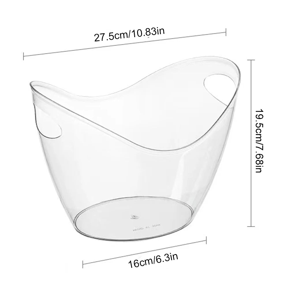 ❄️ Plastic Drink Bucket